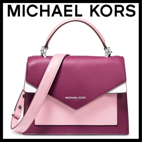Michael Kors Handbags - Michael Kors Ludlow Colorblocked Leather Satchel